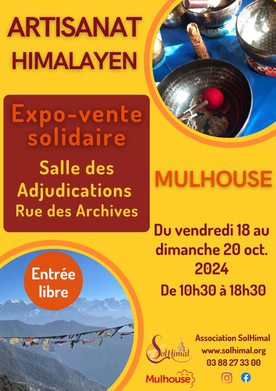 Exposition-vente solidaire d'artisanat himalayen