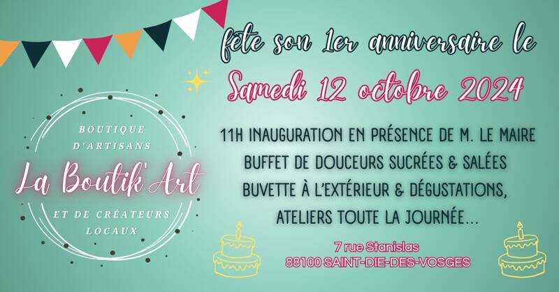 La Boutik' Art fête ses un an !