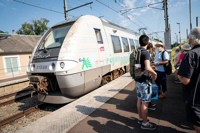 Visite guidée en train