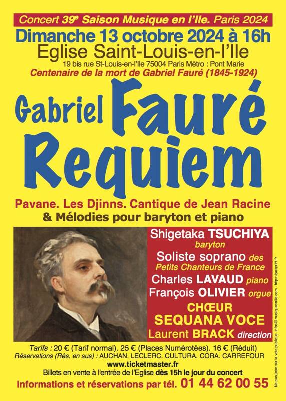 FAURE : REQUIEM PAVANE CANTIQUE MELODIES