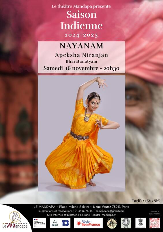 Nayanam - Danse indienne Bharatanatyam