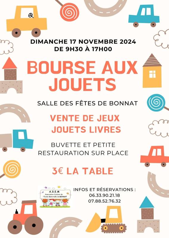 Bourse aux jouets