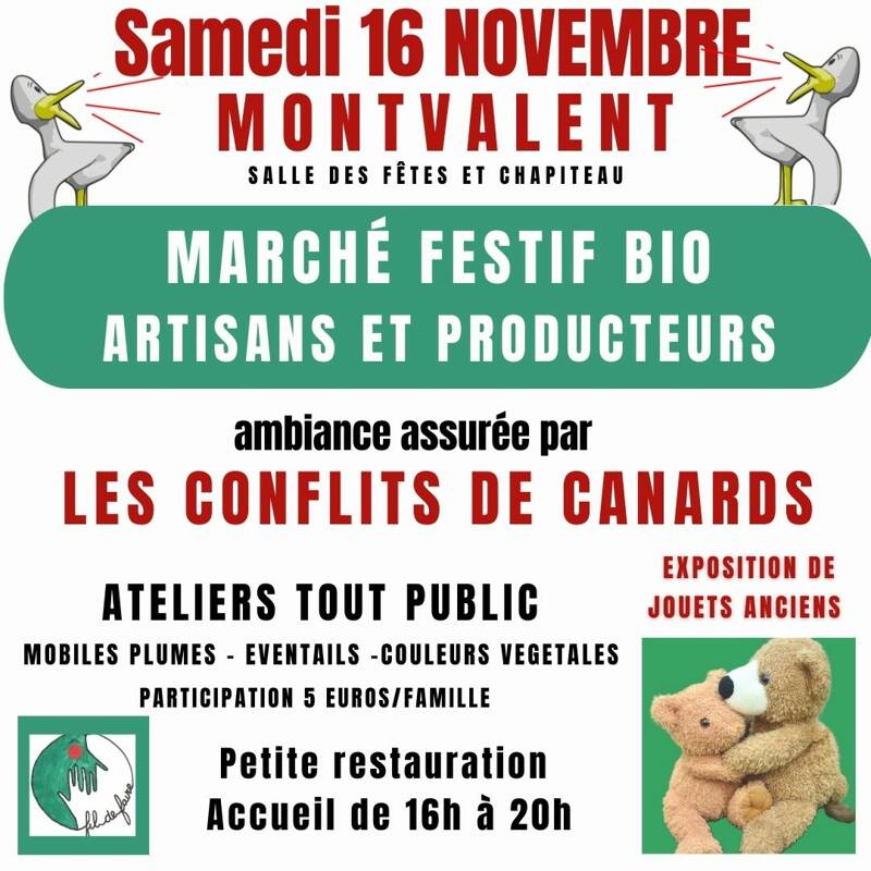 Marché festif : artisans, producteurs, animations