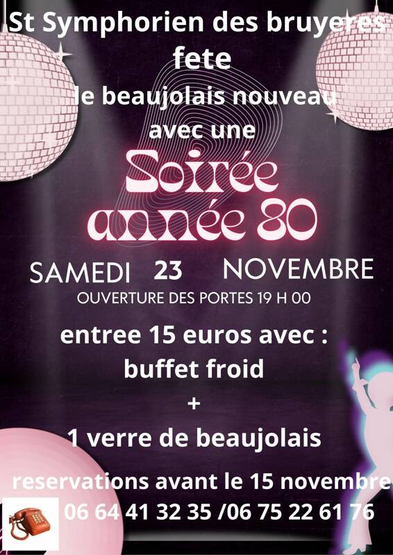 soiree beaujolais nouveau / annee 80