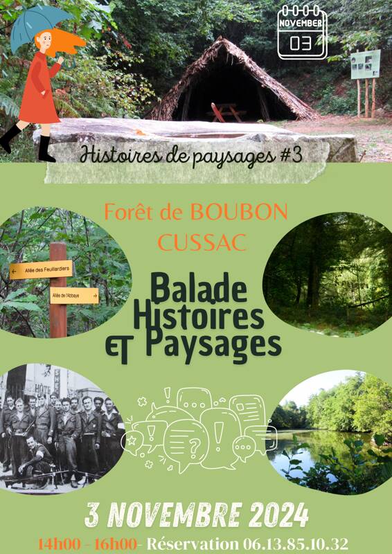 Histoires de paysages, forêt de Boubon, Cussac