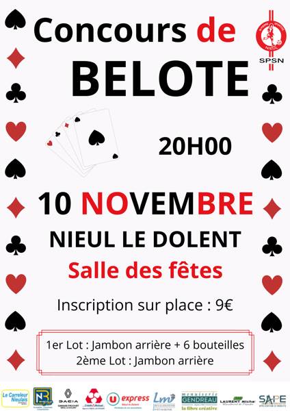 Concours de belote - SPSN