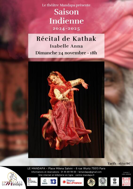 Récital de Kathak - Danse indienne