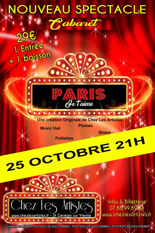 Spectacle Paris Je T'aime