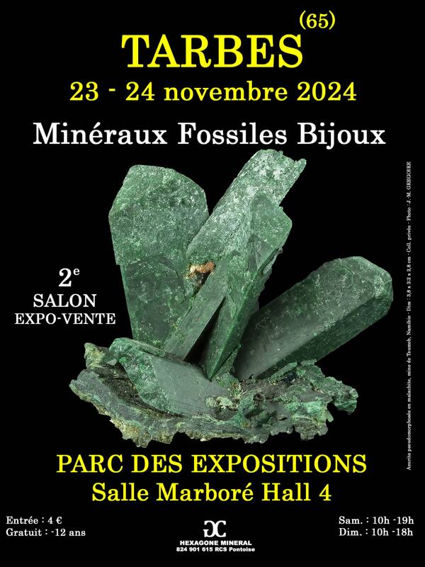 2e SALON MINERAUX FOSSILES BIJOUX de TARBES (Hautes-Pyrénées)