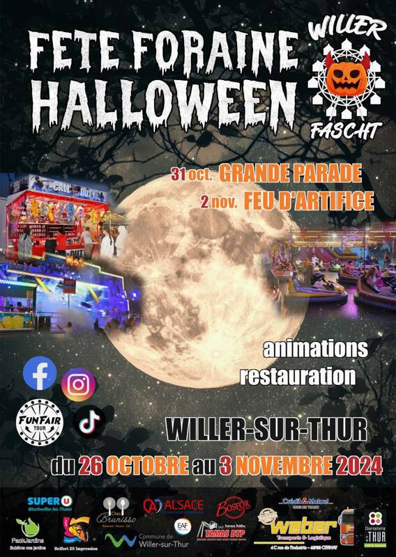 Fête foraine d’halloween