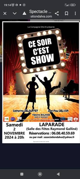 Ce soir c'est show à LAPARADE