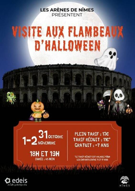 Visites aux flambeaux d'halloween