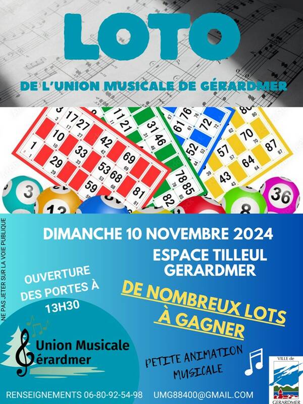 Loto Union musicale de Gérardmer