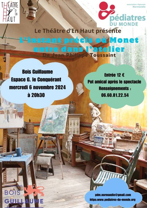 L’instant précis où Monet entre dans l’atelier