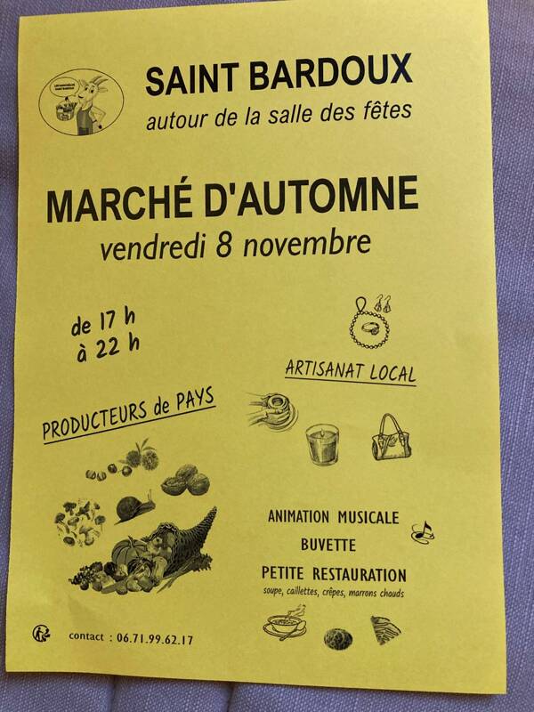 marché d'automne