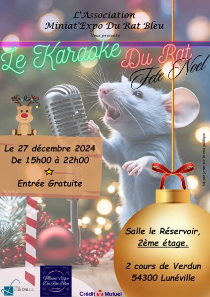 LE KARAOKE DU RAT FETE NOEL 