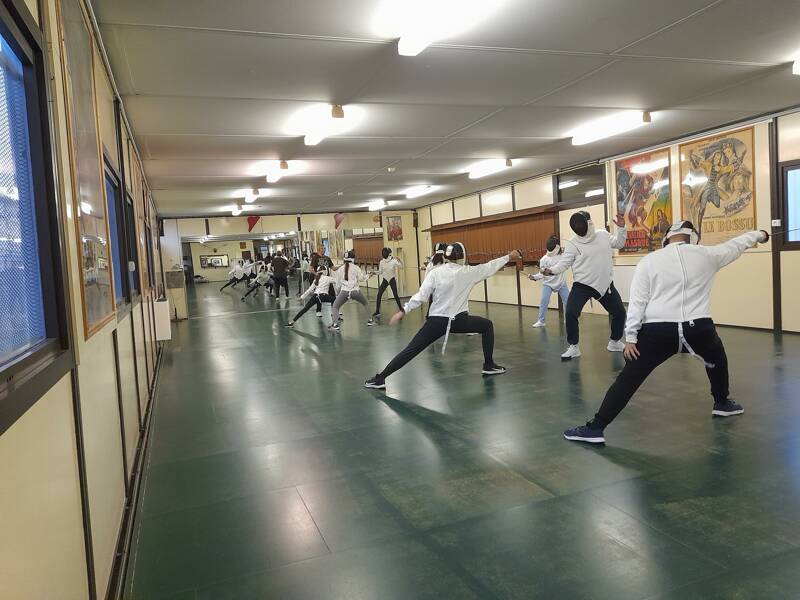 escrime débordante à la salle du CEC