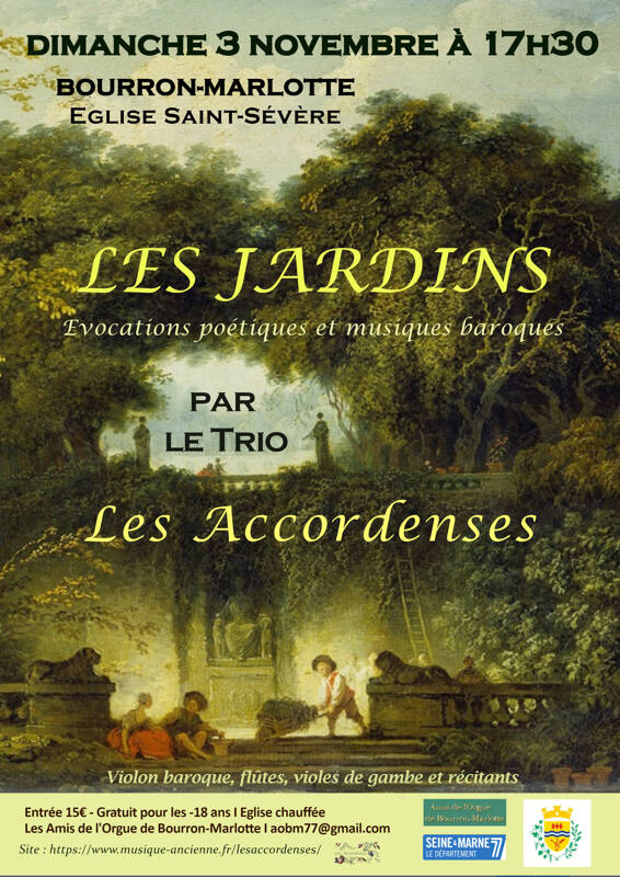 Le jardin, évocations poétiques et musique baroque