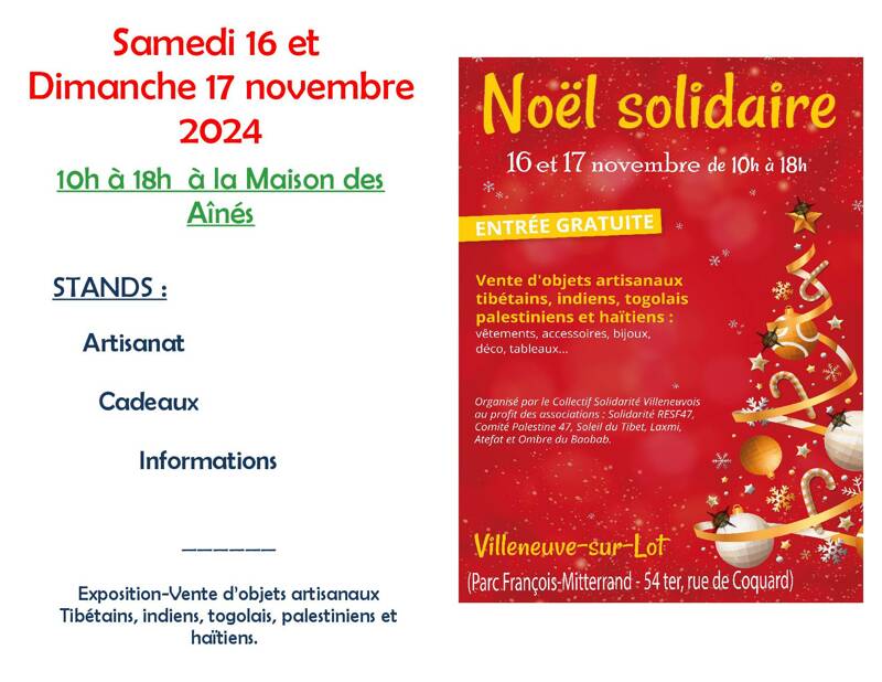 Marché de Noël Solidaire