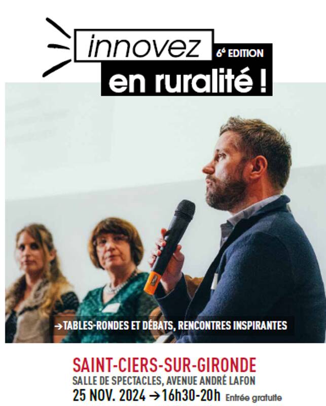 6èle édition d'Innovez en Ruralité en Haute Gironde