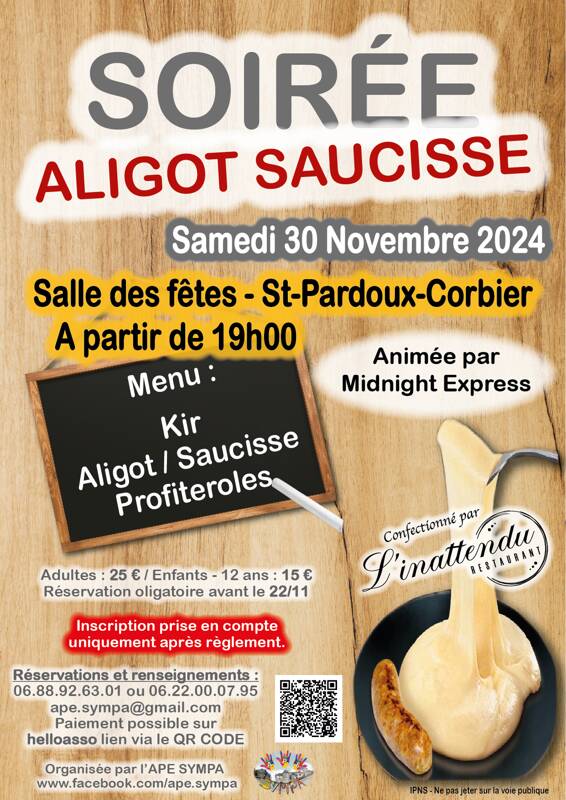 Soirée Aligo Saucisse