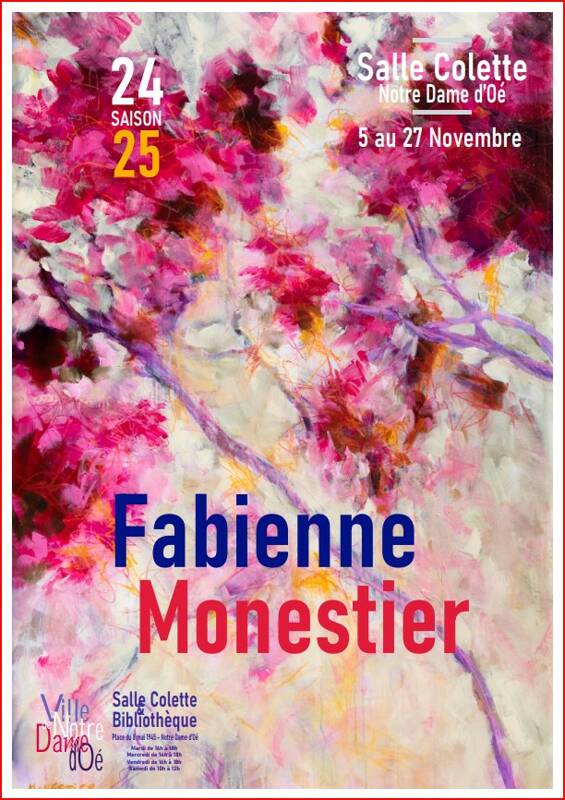 Exposition Fabienne Monestier : thématique florale