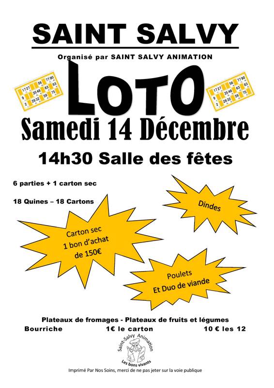 LOTO SAINT SALVY