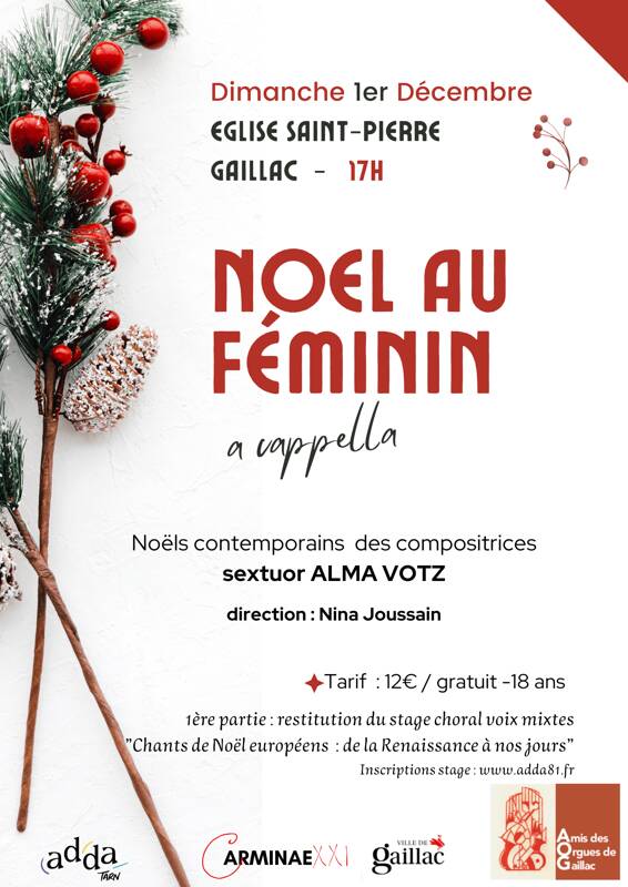 Noël au féminin a cappella