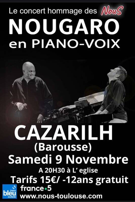 NOUGARO en Piano-Voix (Le concert hommage des NouS)