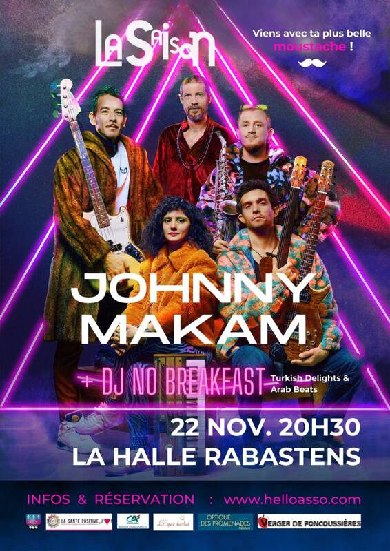 Concert Johnny Makam + DJ No Breakfast 