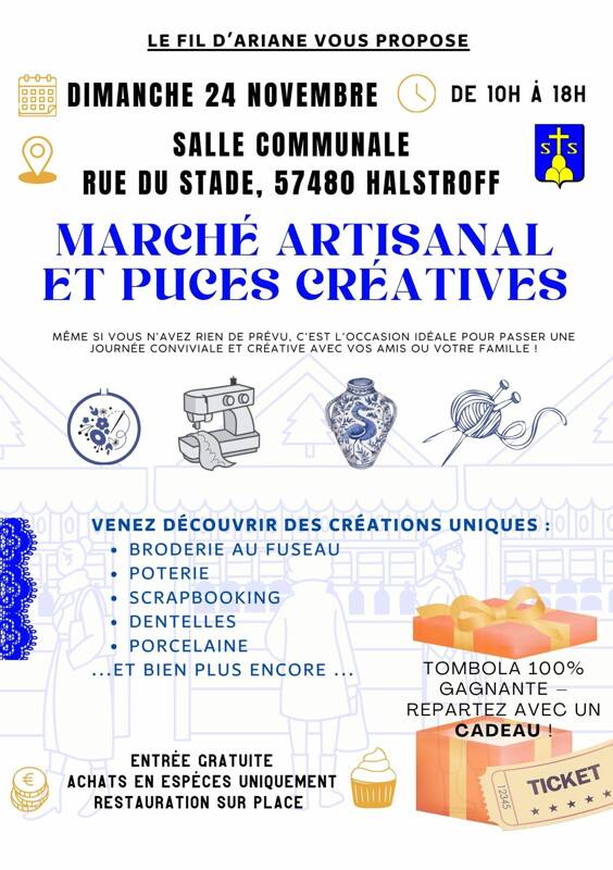 marché artisanal et puces créatives