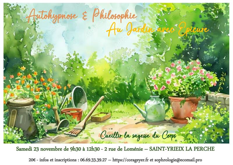 Atelier HypnoPhilo - Dans le Jardin d'Epicure