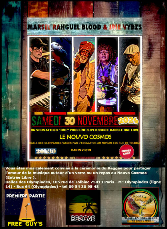 Cérémonie du Reggae au Nouvo Cosmos