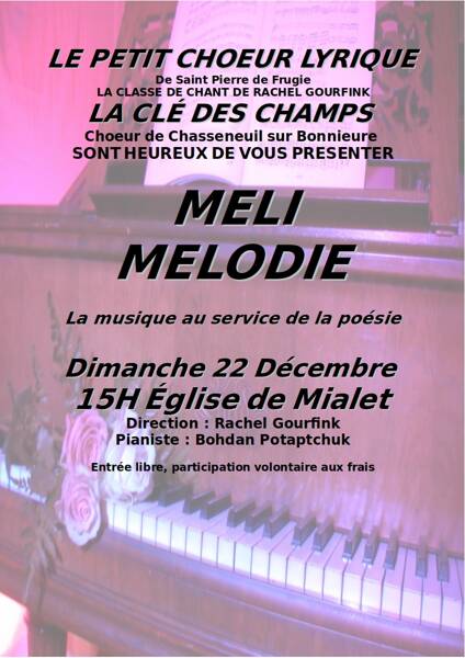 MÉLI MÉLODIE CONCERT 