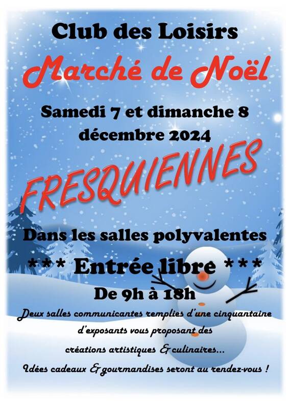 Marché de Noël à Fresquiennes 2024