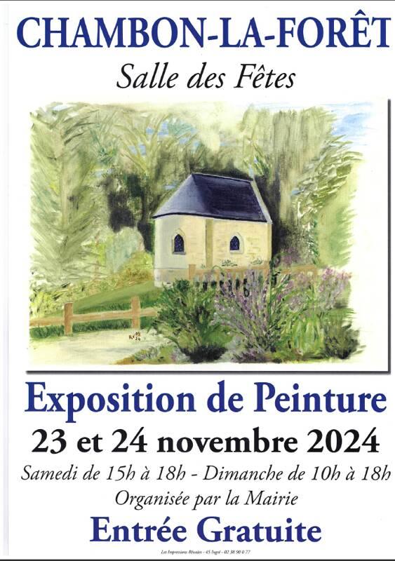 Exposition de peinture - Chambon La Forêt