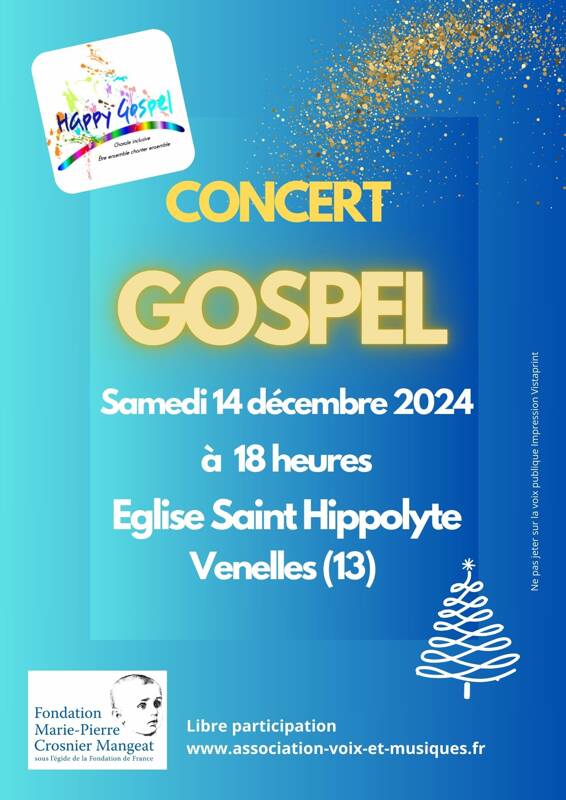 concert Gospel et chants du monde de Noël