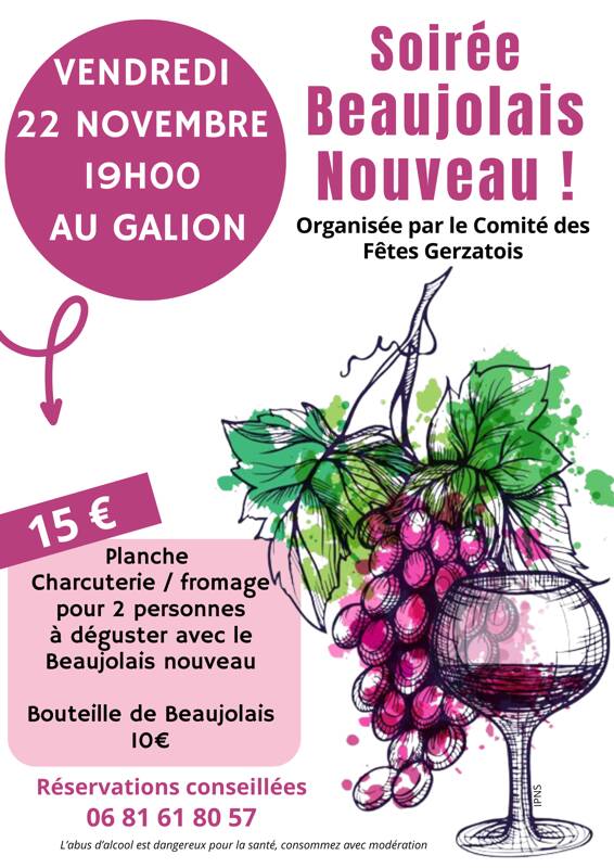 Soirée Beaujolais Nouveau