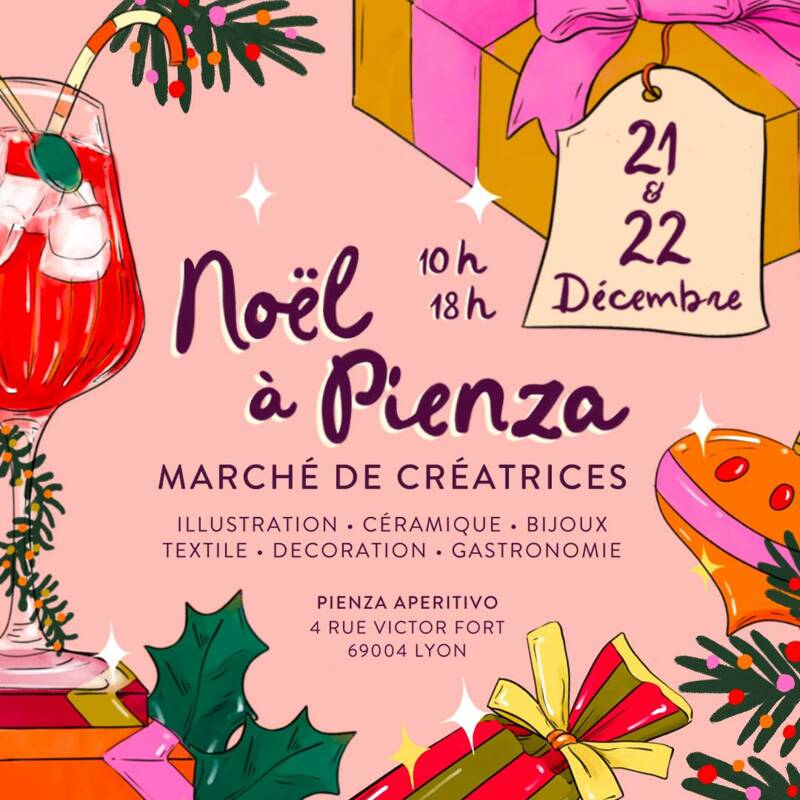 Noël à Pienza, marché de créatrices lyonnaises