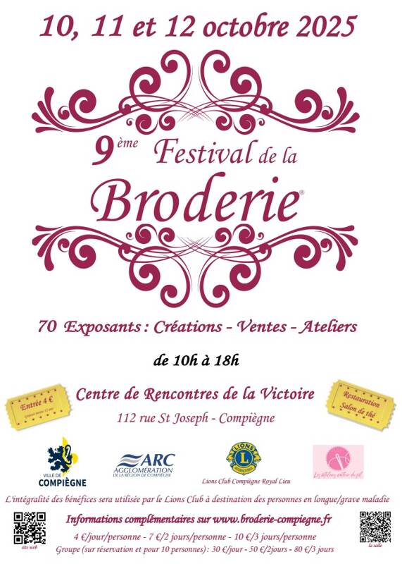 9ème FESTIVAL DE LA BRODERIE