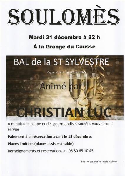 bal de la ST Sylvestre