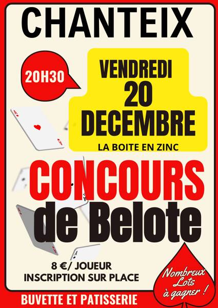 CONCOUR DE BELOTE