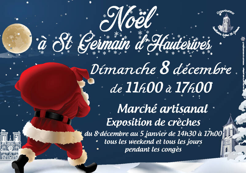 Marché de Noël à st Germain d'Hauterives