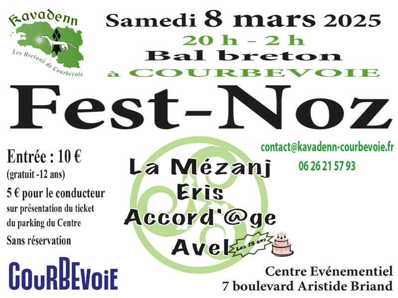 Fest noz Kavadenn, les bretons de Courbevoie