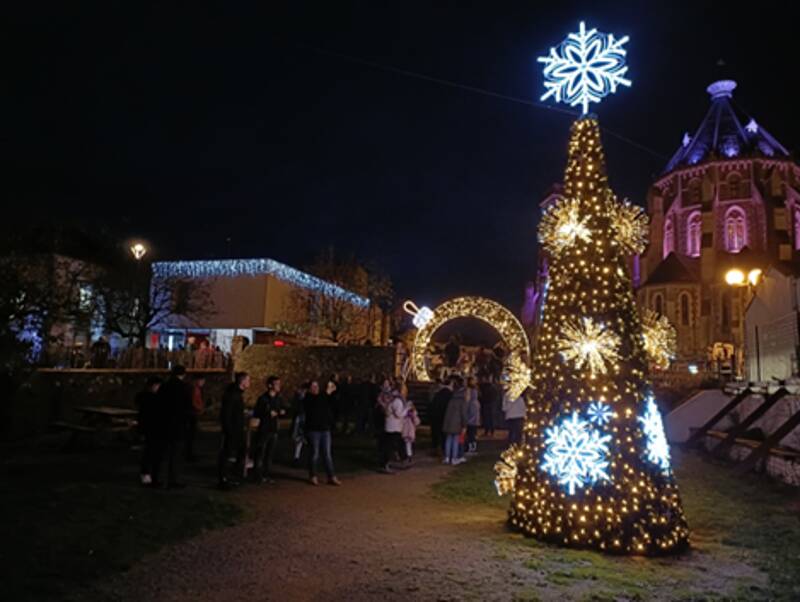 Lancement des illuminations de Noël