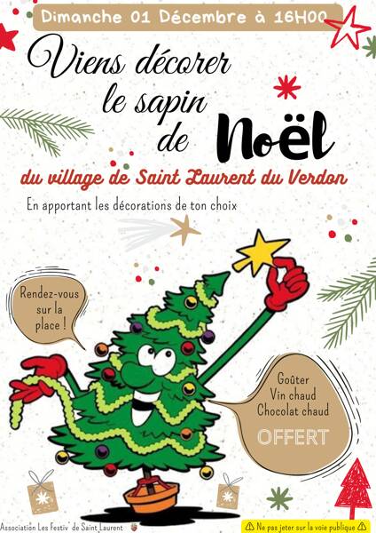 Noël sapin verdon 