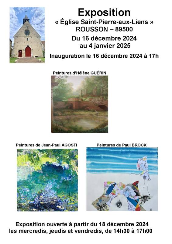 EXPOSITION DE PEINTURES