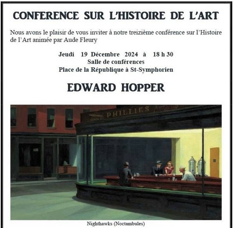 Conférence Histoire de l'Art - Edward Hopper