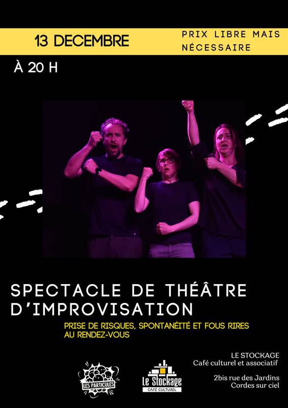 Soirée Théâtre d'Improvisation avec Les Particules