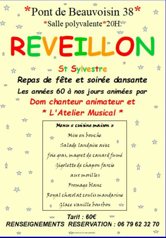 REVEILLON St Sylvestre